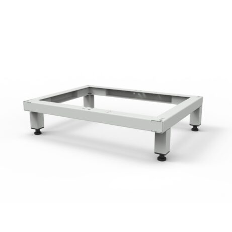 Locker Stand, size 150 x 600 x 450 mm, in unlimited colour, featuring adjustable feet for stability.