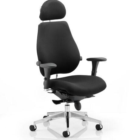 Chiro Plus Ultimate High Back Ergonomic Posture Chair with Arms and Headrest