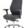 Domino High Back Black Ergonomic Posture Chair with Arms and Headrest