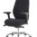 Domino High Back Black Ergonomic Posture Chair with Arms and Headrest