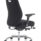 Domino High Back Black Ergonomic Posture Chair with Arms and Headrest