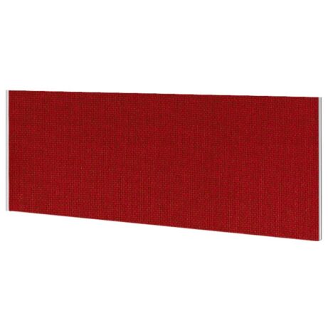 Burgundy Impulse Plus Oblong Screen, 450mm high and 600mm wide, featuring a textured fabric finish.