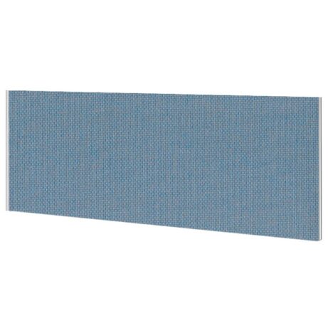 Impulse Plus Oblong Screen in Sky Blue, 450mm high and 600mm wide, featuring a textured fabric finish.