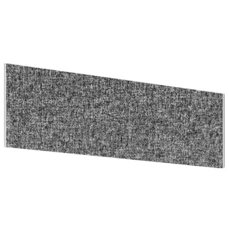 Impulse Plus Angle Screen in Lead colour, 450mm high, 600mm wide, featuring a textured fabric finish.
