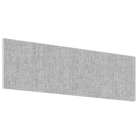 Impulse Plus Angle Screen - 450 High in Light Grey, 600mm wide, featuring a textured fabric finish.