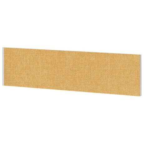 Beige Impulse Plus Oblong Screen, 450mm high and 1500mm wide, featuring a textured finish.