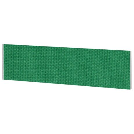 Impulse Plus Oblong Screen in Palm Green, 450mm high, 1500mm wide, suitable for office space division.