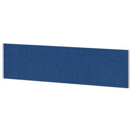 Impulse Plus Oblong Screen, 450mm high, powder blue, 1500mm width, featuring a textured fabric finish.