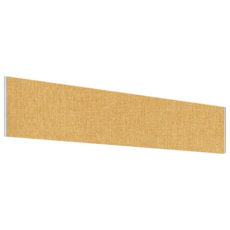 Impulse Plus Angle Screen - 450 High, beige, 1500mm wide, stylish partition for workspace separation.
