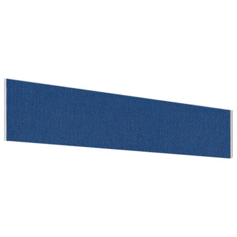 Impulse Plus Angle Screen in Powder Blue, 450mm high, 1500mm wide, featuring a textured fabric finish.