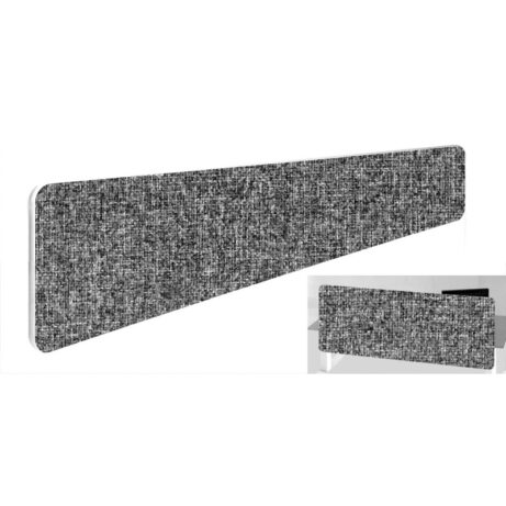 Impulse Plus Oblong Backdrop Screen in Lead colour, 1800mm wide, featuring a textured finish.