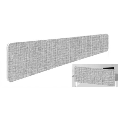 Light Grey Impulse Plus Oblong Backdrop Screen, 1800mm wide, featuring a textured fabric finish.