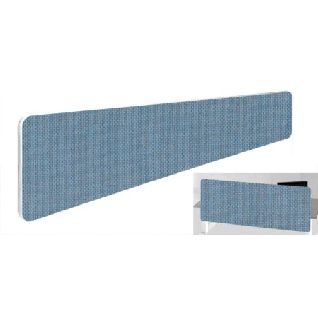 Impulse Plus Oblong Backdrop Screen in Sky Blue, 1800mm wide, with a textured fabric finish.