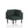 Brixworth Modular Seating Corner Unit in Rivet - Charcoal with black legs. Modern design, versatile for any space.