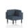 Brixworth Modular Seating Corner Unit in Rivet - Crucible fabric with black legs. Modern, plush design suitable for any space.