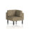 Brixworth Modular Seating Corner Unit in Main Line Flax - Bank with black legs. Compact, modern design.