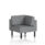 Brixworth Modular Seating Corner Unit in Synergy - Partner fabric, featuring black legs and modern design.