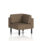 Brixworth Modular Seating Corner Unit in Sumi - Osaka fabric with black legs.