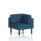 Brixworth Modular Seating Corner Unit in Sumi - Uto upholstery with black legs.