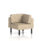 Brixworth Modular Seating Corner Unit in Yoredale - Gordale with black legs. Modern, cozy design ideal for office spaces.