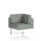 Brixworth Modular Seating Corner Unit in Rivet - Prime colour with white legs. Contemporary design and comfortable upholstery.