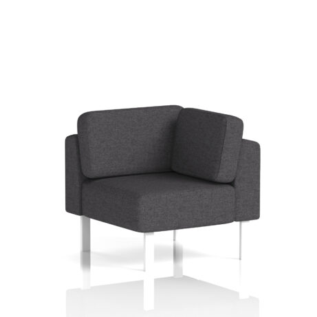 Brixworth Modular Seating Corner Unit in Arithmetic colour with white legs, featuring modern design and plush upholstery.
