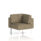 Brixworth Modular Seating Corner Unit in Main Line Flax - Bank fabric with white legs.