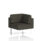 Brixworth Modular Seating Corner Unit in Main Line Flax - Temple fabric with white legs.