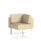 Brixworth Modular Seating Corner Unit in Sumi - Zen with white legs, featuring a contemporary design and soft upholstery.