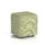 Harlestone Square Stool, Small, Rivet - Burnish colour, upholstered in single tone fabric with rounded edges.