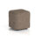 Harlestone Square Stool, Small, in single tone X2 - Theory Body and Top, featuring a rounded-corner design and fabric finish.