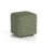 Harlestone Square Stool, Small size, Main Line Flax - Monument fabric, single tone finish.