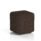 Small Harlestone Square Stool in Synergy - Wed Body and Top, featuring a textured brown finish and rounded edges.