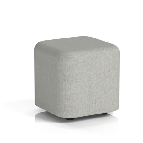 Harlestone Square Stool, Small, Sumi - Tokyo Body and Top, in a textured single tone finish.