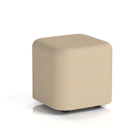 Harlestone Square Stool in Small size, Yoredale - Gordale colour, featuring a textured finish.