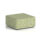 Harlestone Large Square Stool in Rivet - Burnish fabric, featuring a single tone design and a rectangular shape.