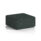 Large Harlestone Square Stool in Rivet - Charcoal, featuring a single tone body and top.
