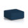 Harlestone Square Stool, Large, Single Tone, Colour X2 - Calculus Body and Top, modern design in deep blue.