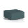 Large Harlestone Square Stool in X2 Polygon fabric, featuring a single tone design and sleek minimalist shape.