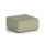 Harlestone Square Stool, Large, Main Line Flax - Newbury Body and Top, soft green fabric finish.