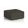 Large Harlestone Square Stool in Main Line Flax fabric, featuring a sleek design and a soft, textured finish.