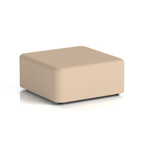 Large Harlestone Square Stool in Synergy colour with Affix body and top, featuring a smooth, minimalist design.