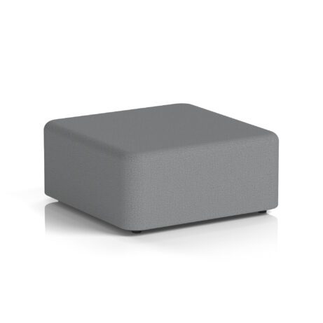 Harlestone Square Stool Large in Synergy - Partner Body And Top, featuring a sleek grey design.