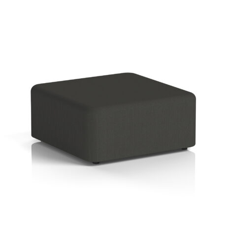 Large Harlestone Square Stool in Yoredale - Leyburn body and top, featuring a single tone design with a smooth finish.