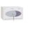 Fortress SS1180 Series Safe, 7L, light grey, key lock type, featuring a sleek and secure design.