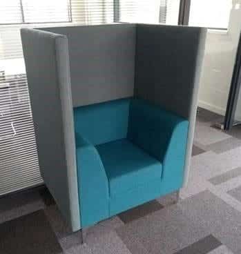 SIMOOM Single Booth - Faux Leather