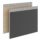Freestanding floor standing system screens in wood and dark grey finishes for privacy in open-plan spaces.