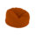Titan Medium Bean Bag in vibrant orange color, featuring a soft, plush design. Ideal for casual seating.
