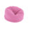 Titan Medium Bean Bag in pink with a soft, round shape and tufted design for comfort.