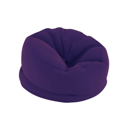 Titan Medium Bean Bag in vibrant purple, featuring a soft, rounded design for comfort and relaxation.